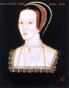  Unknown British Masters Portrait of Anna Boleyn - Art Print