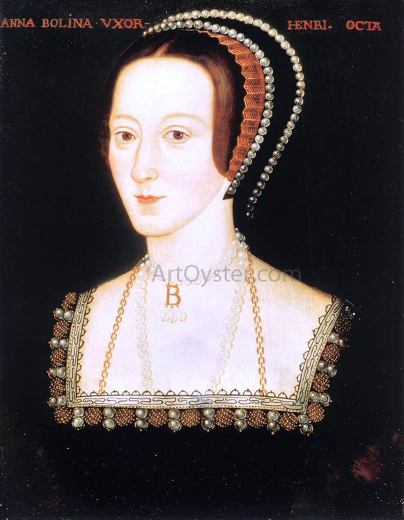  Unknown British Masters Portrait of Anna Boleyn - Art Print