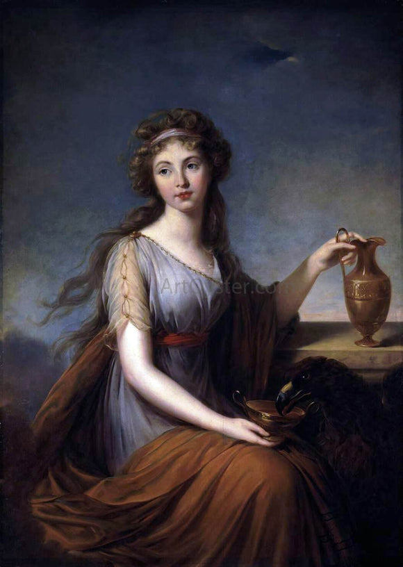  Elisabeth Le Brun Portrait of Anna Pitt as Hebe - Art Print