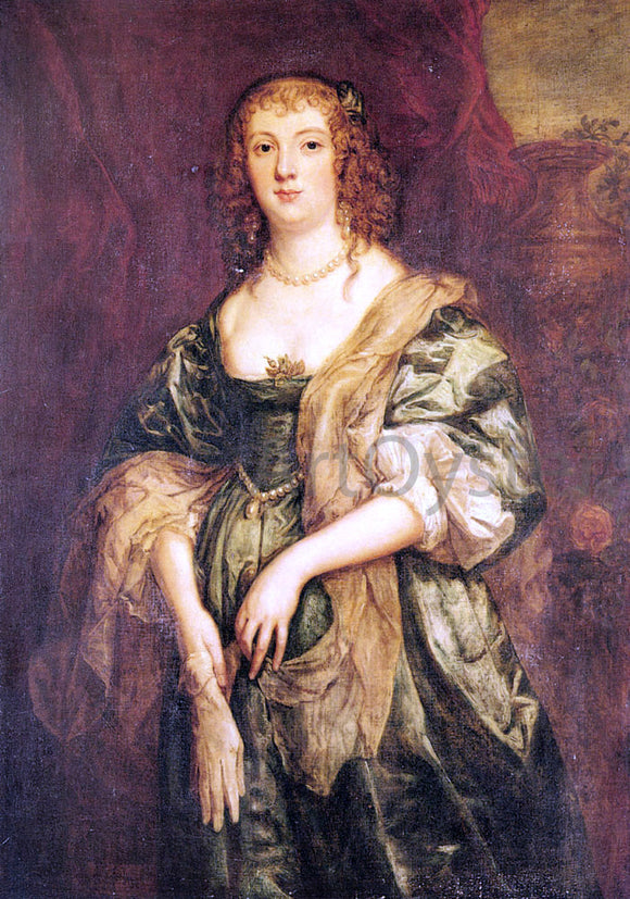  Sir Antony Van Dyck Portrait of Anne Carr, Countess of Bedford - Art Print