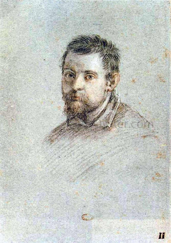  Ottavio Leoni Portrait of Annibale Carracci - Art Print