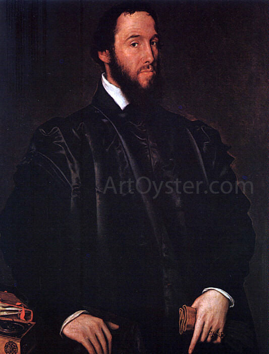  Anthonis Mor Van Dashorst Portrait of Anton Perrenot de Granvelle - Art Print