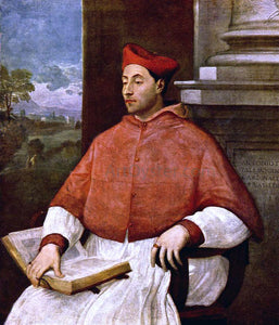  Sebastiano Del Piombo Portrait of Antonio Cardinal Pallavicini - Art Print