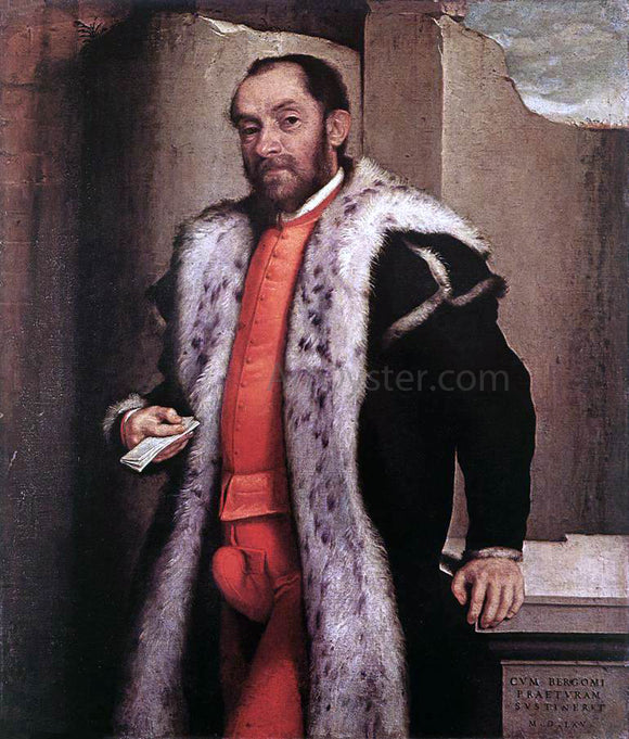  Giovanni Battista Moroni Portrait of Antonio Navagero - Art Print