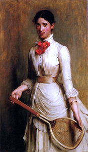  Arthur Hacker Portrait of Artist's Sister-In-Law - Art Print