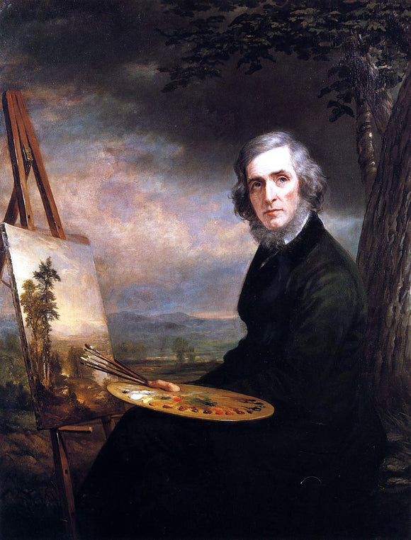  Daniel Huntington Portrait of Asher Brown Durand - Art Print
