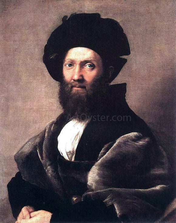  Raphael Portrait of Baldassare Castiglione - Art Print