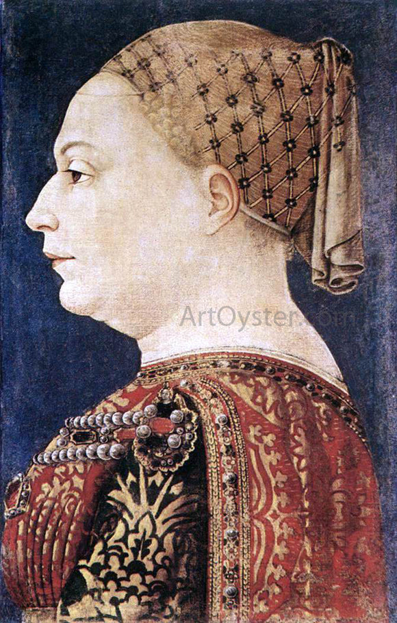  Bonifazio Bembo Portrait of Bianca Maria Sforza - Art Print