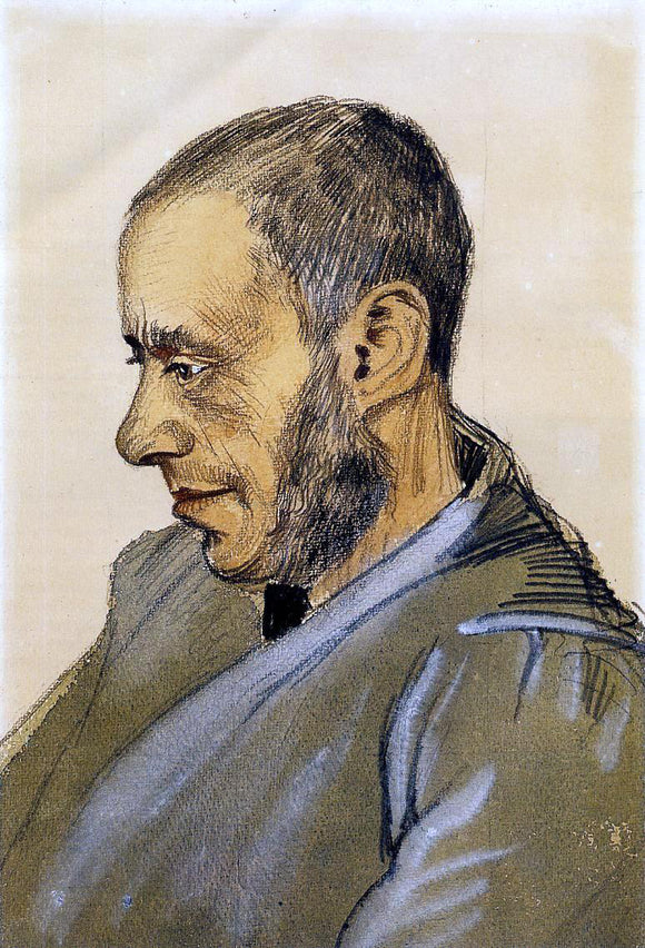  Vincent Van Gogh Portrait of Boekverkoper Blok - Art Print