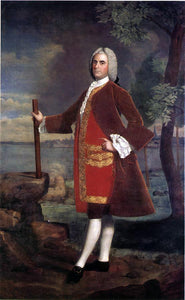  Robert Feke Portrait of Brigadier General Samuel Waldo - Art Print