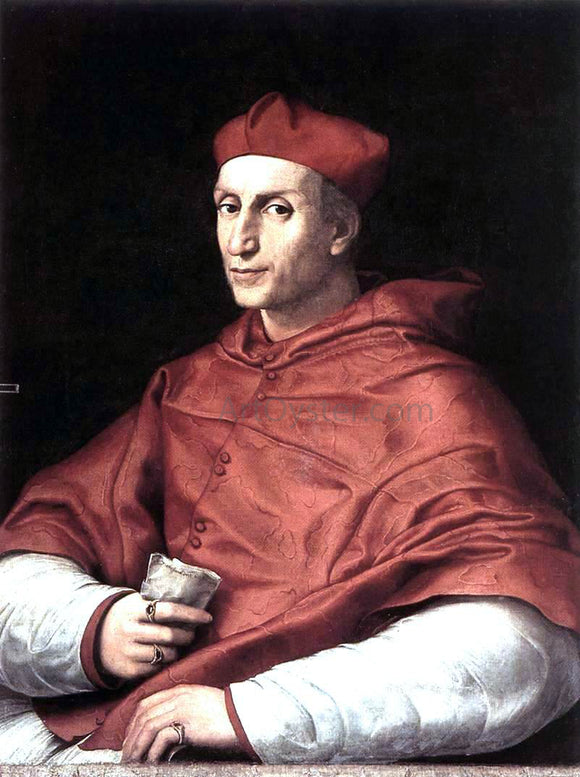 Raphael Portrait of Cardinal Bibbiena - Art Print