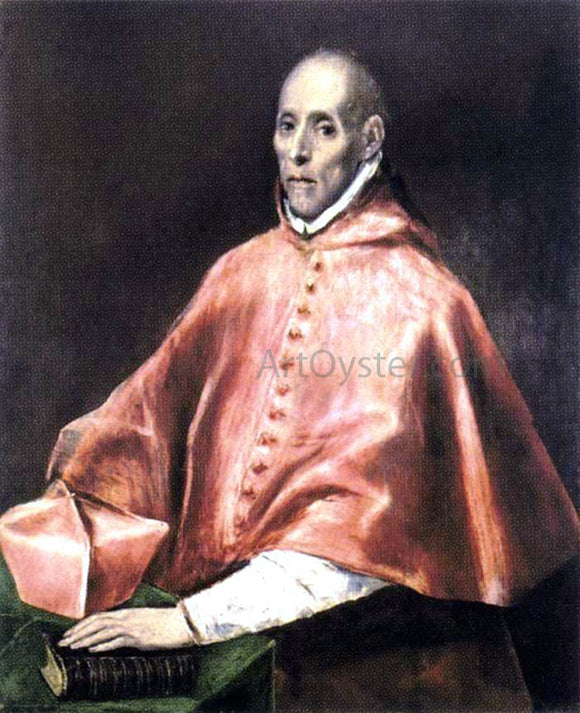  El Greco Portrait of Cardinal Tavera - Art Print