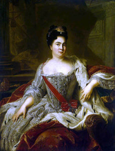  Jean-Marc Nattier Portrait of Catherine I - Art Print