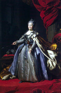  Fyodor Rokotov Portrait of Catherine II - Art Print