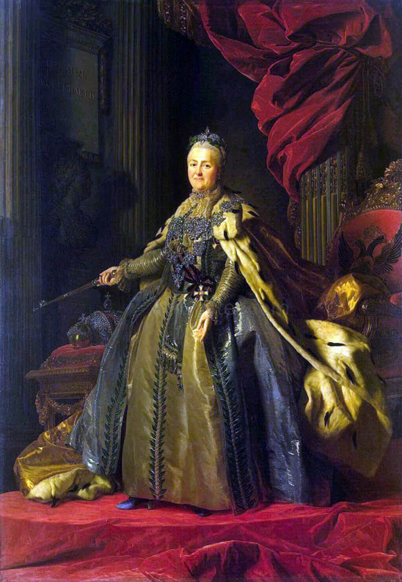  Alexander Roslin Portrait of Catherine II - Art Print