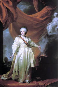  Dmitry Grigorevich Levitsky Portrait of Catherine II - Art Print
