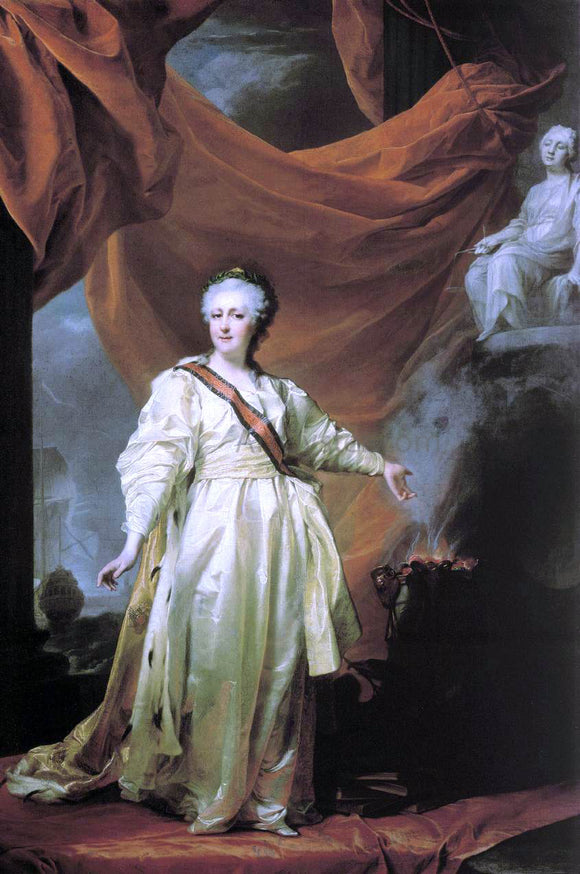  Dmitry Grigorevich Levitsky Portrait of Catherine II - Art Print