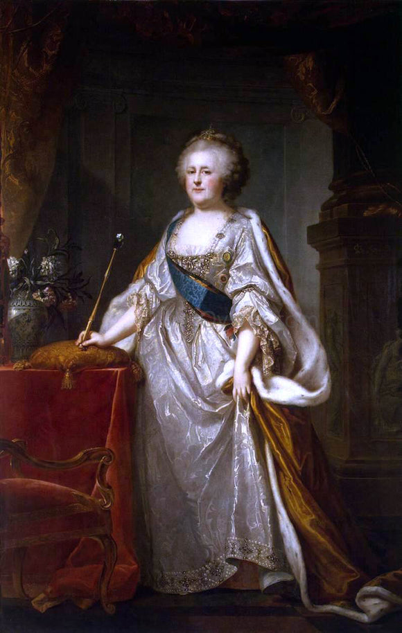  I Johann Lampi Portrait of Catherine II - Art Print