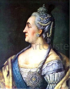  Alexey Petrovich Antropov Portrait of Catherine II the Great - Art Print