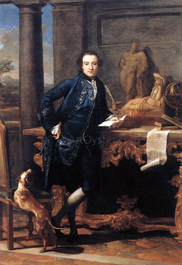 Pompeo Girolamo Batoni Portrait of Charles Crowle - Art Print