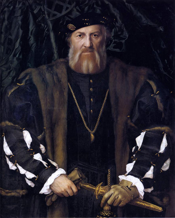  The Younger Hans Holbein Portrait of Charles de Solier, Lord of Morette - Art Print