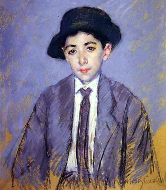  Mary Cassatt Portrait of Charles Dikran Kelekian at Age 12 - Art Print