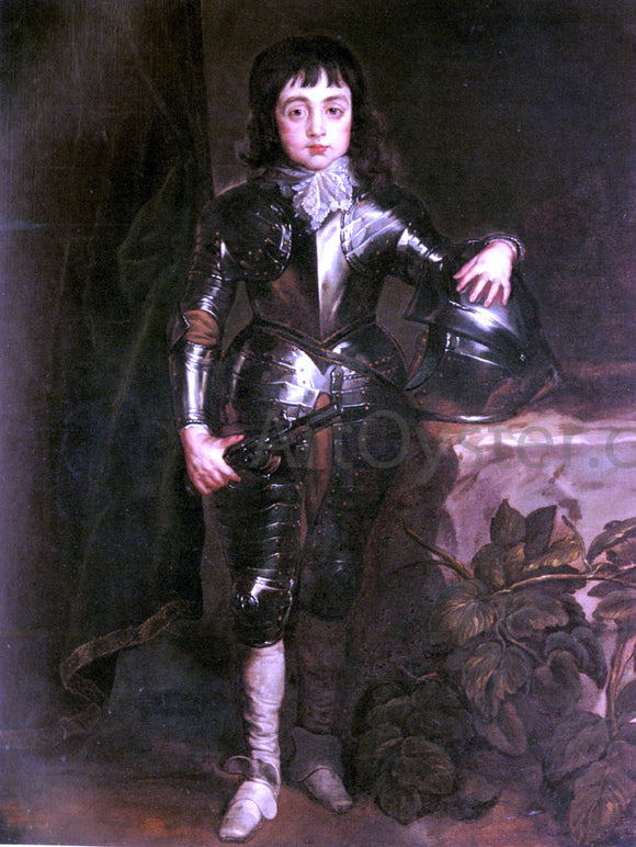  Sir Antony Van Dyck Portrait of Charles II When Prince of Wales - Art Print