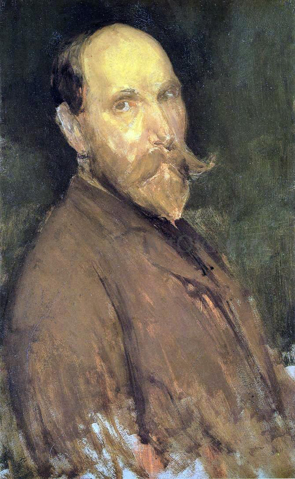 James McNeill Whistler Portrait of Charles L. Freer - Art Print