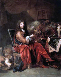  Nicolas De Largilliere Portrait of Charles Le Brun - Art Print