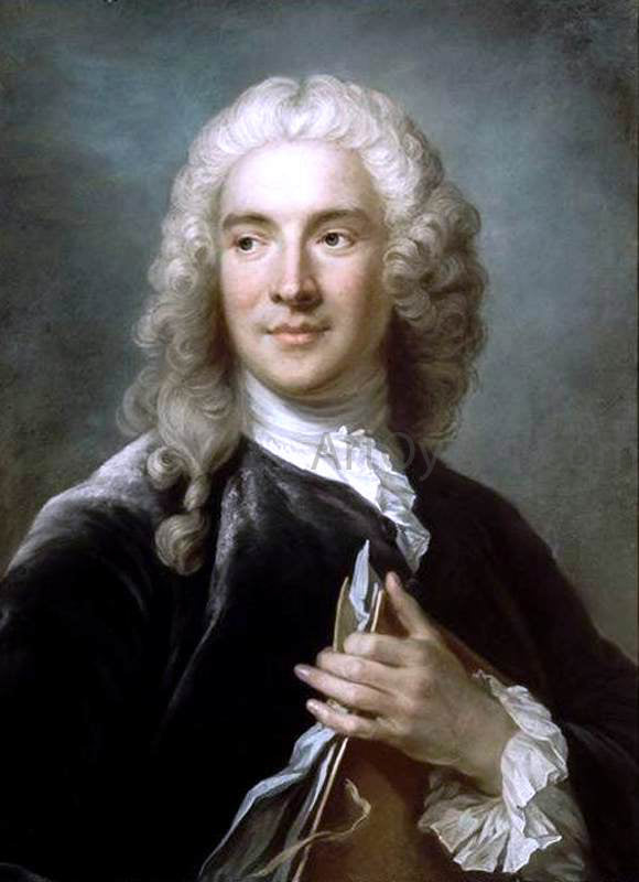  Gustaf Lundberg Portrait of Charles-Joseph Natoire - Art Print