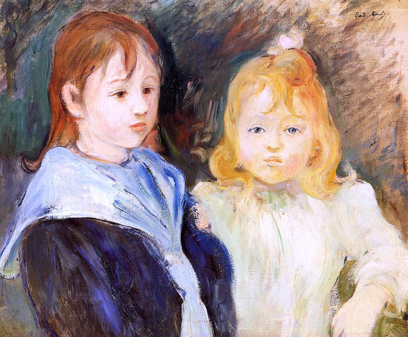  Berthe Morisot Portrait of Children - Art Print