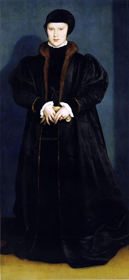  The Younger Hans Holbein Portrait of Christina of Denmark - Art Print