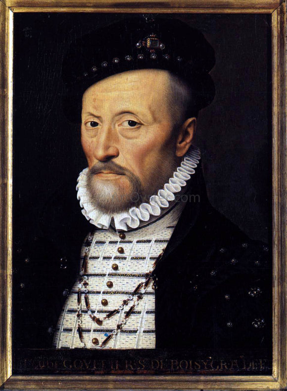  Francois Clouet Portrait of Claude Gouffier - Art Print