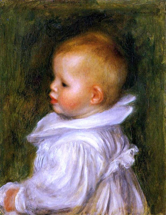  Pierre Auguste Renoir Portrait of Claude Renoir - Art Print