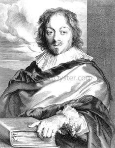  Paulus Pontius Portrait of Constantijn Huygens - Art Print