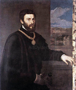  Titian Portrait of Count Antonio Porcia - Art Print