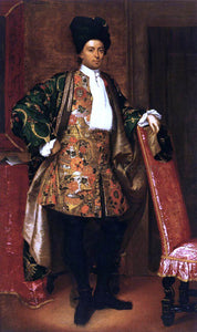 Giuseppe Vittore Fra Galgario  Ghislandi Portrait of Count Giovanni Battista Vailetti - Art Print