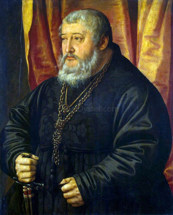  Georg Pencz Portrait of Count Palatine Ottheinrich - Art Print
