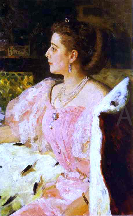  Ilia Efimovich Repin Portrait of Countess Natalia Golovina - Art Print
