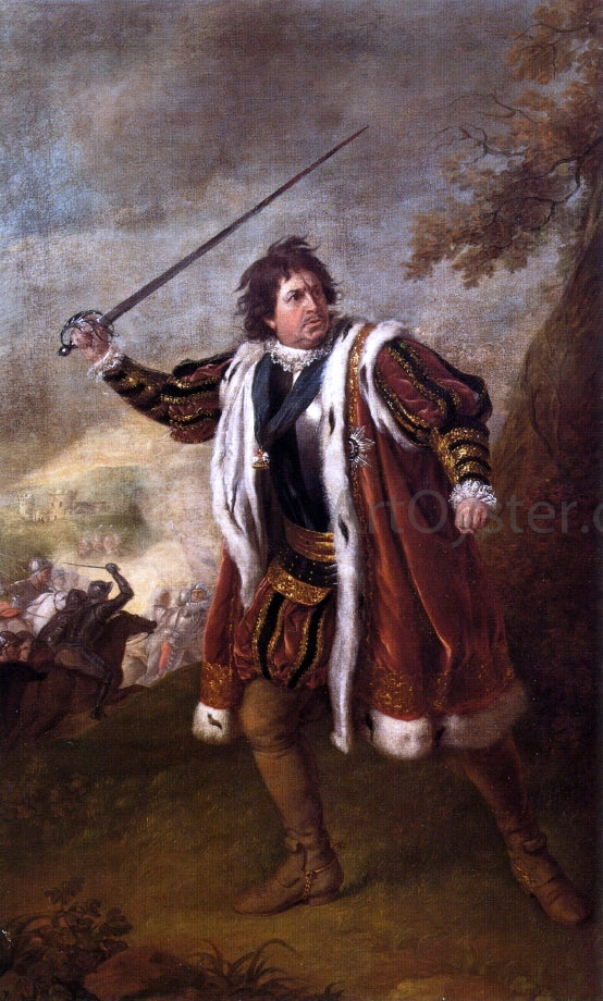  Nathaniel Dance Portrait of David Garrick as Richard III - Art Print