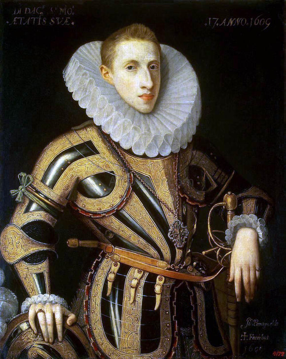  Juan Pantoja De La Cruz Portrait of Diego de Villamayor - Art Print