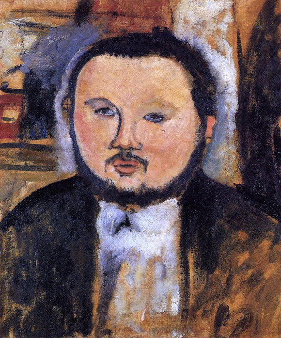  Amedeo Modigliani Portrait of Diego Rivera - Art Print
