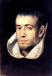  El Greco Portrait of Dominican (or Trinitarian) Friar - Art Print