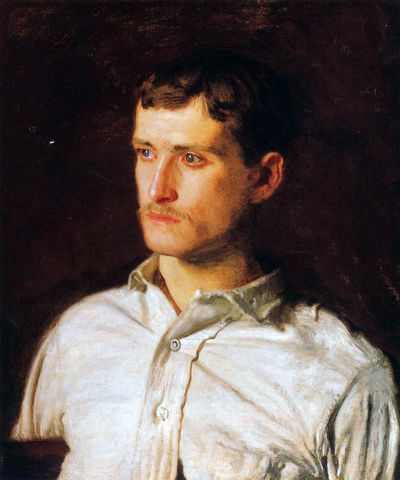  Thomas Eakins Portrait of Douglass Morgan Hall - Art Print