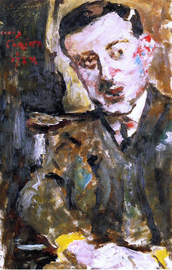  Lovis Corinth Portrait of Dr. Arthur Rosin in a Chair - Art Print