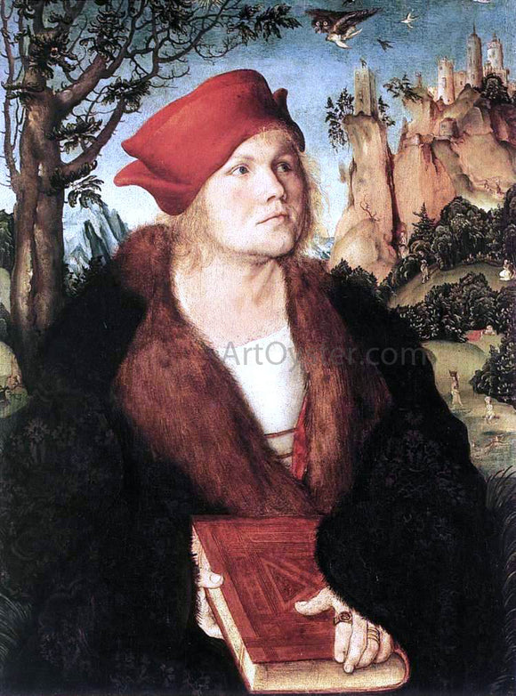 The Elder Lucas Cranach Portrait of Dr. Johannes Cuspinian - Art Print