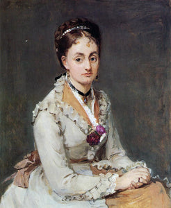  Berthe Morisot Portrait of Edma - Art Print