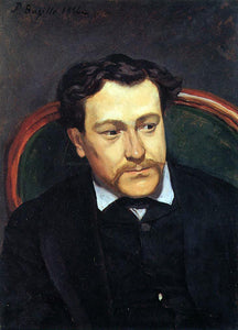 Jean Frederic Bazille Portrait of Edouard Blau - Art Print