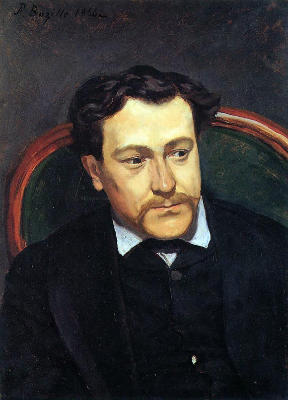  Jean Frederic Bazille Portrait of Edouard Blau - Art Print