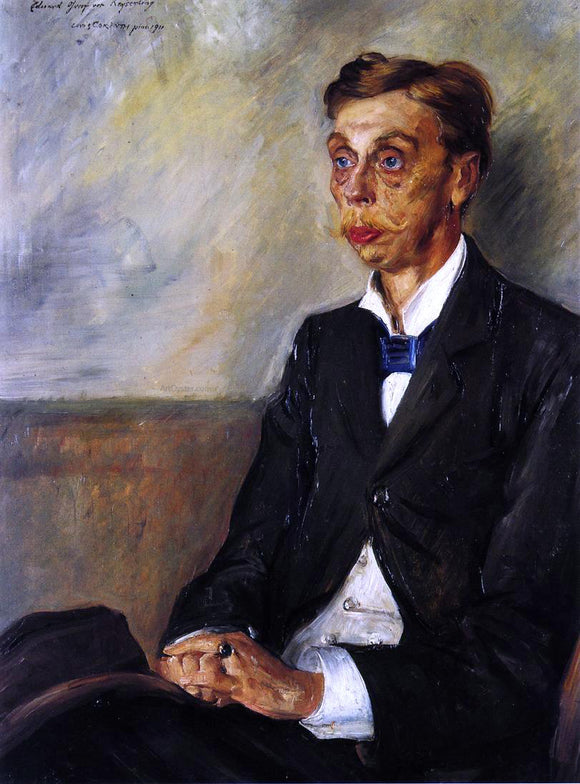  Lovis Corinth Portrait of Eduard, Count Keyserling - Art Print